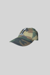 "1 OF A KIND" LOGO 6 PANEL CAP(CAMO)