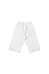 Trim lace pants_ivory