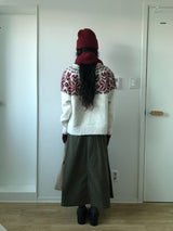 Roselle Heart Snowflake Cardigan (2color)