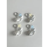 glitter angel keyring (2color)