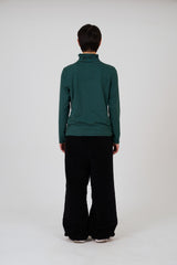 COLOR POP TURTLENECK T-SHIRTS - GREEN