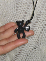 [Formica] Bear hug necklace (Brown)