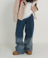 Rachel Two-Belt Detail Short Length Fur Jacket (Lining Quilted)