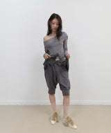Sleeve Pumpkin Pants / Charcoal