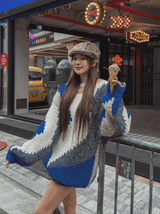 [handmade]ビローハンドバルーンフィットニット