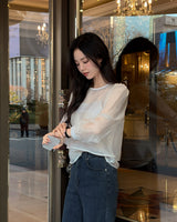 Rang Tencel blouse & bustier set