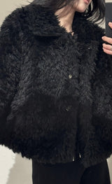 Feather Fluffy Fur Jacket