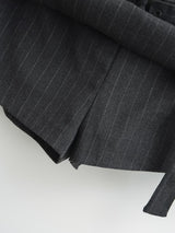 Belted Pinstripe Skort 233024993