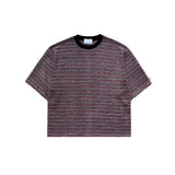ASCLO クレヨンマルチボーダー半袖Tシャツ (3color)