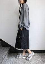 MESH KNIT HOOD ZIP-UP