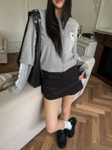 Etista dirty waffle layered long sleeves