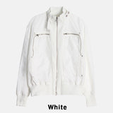 Hi-Lo Zipper Banded Jacket