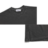 ODDBALL ピグメント オーバーサイズ ロングスリーブ チャコール