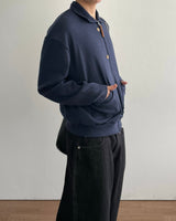 Milt Crop Knit Zip-Up