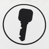 Circle Key's Waffle Long Sleeve (Ivory)