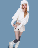 big button belt shorts (2color)