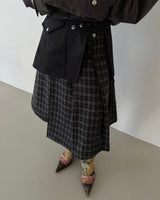 レイヤーベルトスカート