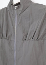 slim puff zip-up