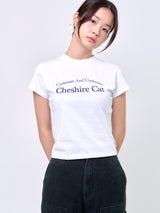 "CHASHIRE CAT" ウィメンズ T シャツ_ホワイト