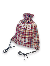 000 Design Check Gym Sack / Burgundy