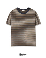 エーダーストライプ半袖Tシャツ