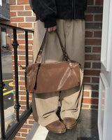 Seah Eyelet Leather Shoulder Bag