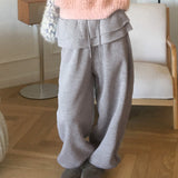 Chaelce frill layered jogger sweatpants