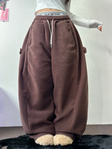 ボスサイズフリーススナップロングパンツ 🧸🩵🤍6カラー