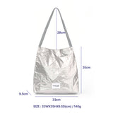 GLOSSY SHOULDER BAG