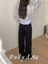 Cotton wide pants(4color)