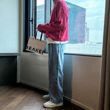 LMN Life Semi Oversized Fit Twisted Round Knitwear (5 colors)
