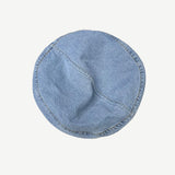 On the Moment Denim Pocket Beret  Hat C1 LIGHT BLUE