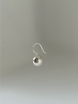 Silver bell earring (silver)