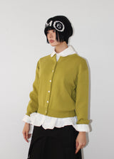 (Brushed) MILK FRILL SHIRT