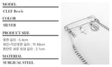a men's chain brooch_CLEF Brooch