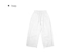 ホーテ パッチ ストリング カット ワイドパンツ