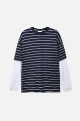 デイズストライプレイヤードTシャツ