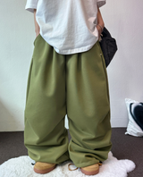スナップ 🖤パラシュートジューシーバルーンパンツ🩶🖤💚🤎4カラー