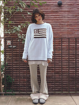 SHERPA POINT FITTED JERSEY PANTS (KHAKI)