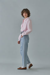 Oxford logo shirt_pink