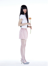 Classic Glossy Satin Mini Short_PINK
