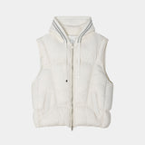 OWN Knitwear Hooded Padded Vest (2 colors)