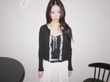 Lily Lace Sleeveless Cardigan Two-Piece Set