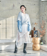 UNISEX シャツレイヤードロンT