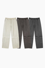 Ash pigment vintage cargo pants