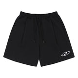 ダブルループロゴワンタックバミューダパンツブラック