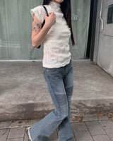 グラブブーツカットパンツ