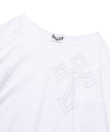 ONE SHOULDER GRAPHIC LONG SLEEVE_WHITE
