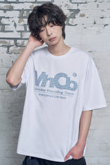 MRTチェック アップリケ クール コットン Tシャツ
