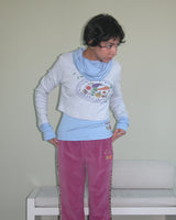 Leopard Corduroy Pants, Pink